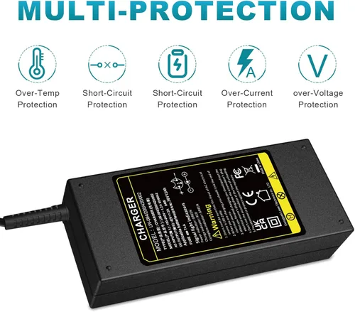 Miniatura 5 de Futurebatt Cargador de batería de bicicleta eléctrica Salida 42v 2a con conector XLR de 3 pines macho para 36 V Ebike adaptador de batería Cable