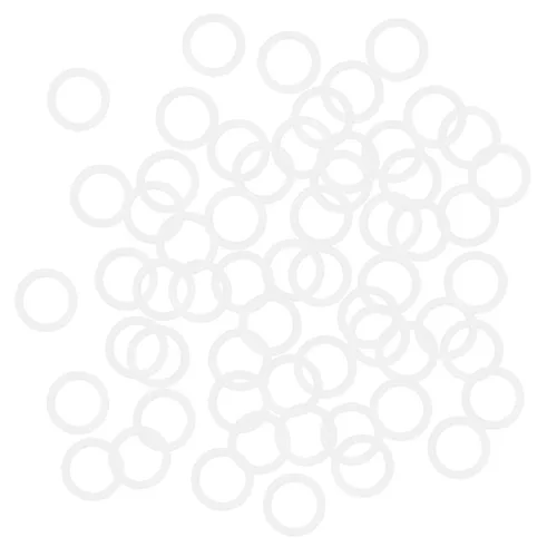 uxcell Juntas tóricas de silicona, 0.551 in OD 0.394 in ID 0.079 in Ancho VMQ Junta de sello para válvulas de compresor reparación de tuberías,