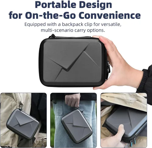 Miniatura 7 de Funda de transporte resistente al agua para DJI Osmo Action 6/5 Pro/4/3, funda rígida de viaje compatible con GoPro Max Hero 13/12/11/10/9/8/7