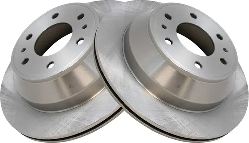 Miniatura 8 de TRQ Juego de pastillas de freno semimetálicas traseras y rotores compatibles con Chevrolet Trailblazer 02-06 Trailblazer EXT 04-06 SSR 02-07 GMC