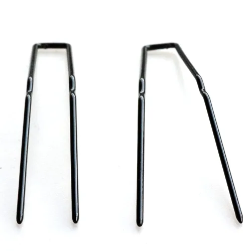 Miniatura 20 de Horquillas para moño ROCST Bobby Pins Clips para ballet mujer niña peluquería salón (2 pulgadas, marrón, 12 piezas) (negro, 2 pulgadas