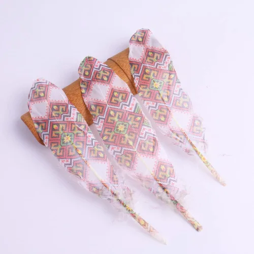 Miniatura 4 de Feather Craft - Plumas de ganso naturales de 6 a 8 pulgadas, 18 piezas para sombreros, arte de boda, actuación, decoración de fiesta en el hogar