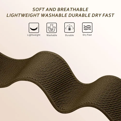 Miniatura 3 de Paquete de 2 correas elásticas de nailon compatibles con Amazfit Active 2/Active 3 Premium/Active, correas deportivas de repuesto suaves de 0.787