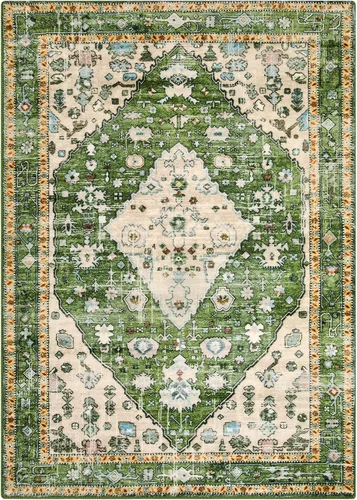 Miniatura 138 de Lahome Alfombra Bohemia Tribal Lavable de 3 x 5, Alfombras Antideslizantes para Entrada, Dormitorio, Sala de Estar, Vintage, Ultra Suave, No