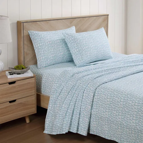 Miniatura 139 de Tommy Bahama - Juego de sábanas tamaño King, ropa de cama de percal 100% algodón con una sensación crujiente y fresca, sábanas con sábana bajera