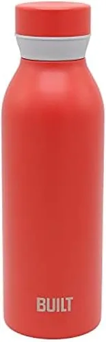Miniatura 10 de BUILT Cascade - Botella de acero inoxidable aislada al vacío de doble pared con agarre cómodo y tapa giratoria, 18 onzas