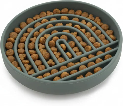 Miniatura 19 de Should We Go? Comedero lento para perros y cachorros, cuenco de silicona para comer lentamente, diseño moderno de alfombrilla para lamer, reduce