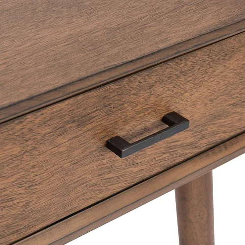 Miniatura 5 de Safavieh Home Collection - Escritorio Remy marrón con 1 cajón, para oficina, sala de estar, dormitorio, estudio, vestíbulo