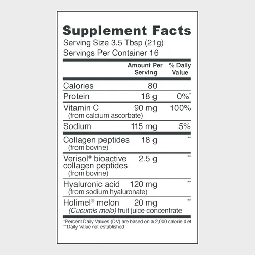 Miniatura 2 de Vital Proteins Péptidos de colágeno para mujeres - 20 g de colágeno hidrolizado, vitamina C, ácido hialurónico, reduce líneas finas y arrugas