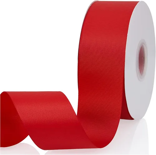 Miniatura 113 de Cinta de grogrén de doble cara de color liso azul bebé de 1-1/2 pulgadas x 50 yardas para envolver regalos, bodas, fiestas, manualidades, lazos