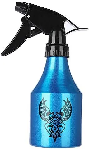 Botella de spray de aluminio profesional de 10.1 fl oz, rociador de presión para flores de agua doméstica con peluquería botella de spray de jabón