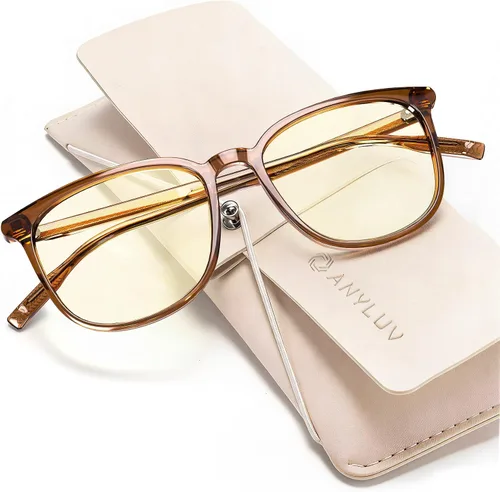 Miniatura 11 de ANYLUV Gafas de luz azul para mujeres y hombres, lentes de bloqueo de luz azul para mujer, anteojos de computadora antifatiga ocular