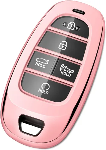 Miniatura 8 de para Hyundai Funda para Llavero Caja para Llave Tucson Sonata Santa Fe Santa Cruz Palisade Ioniq 5 Accesorios