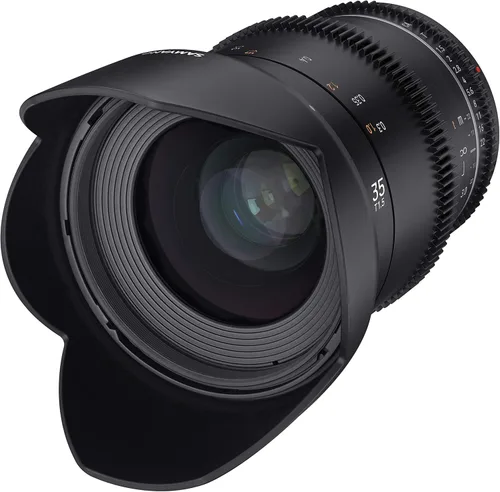 Miniatura 3 de Samyang Lente Cine VDSLR MK2 de alta velocidad T1.5 de 1.378 in para Canon EF - Marco completo, lente de cine con apertura de 9 cuchillas, sellado