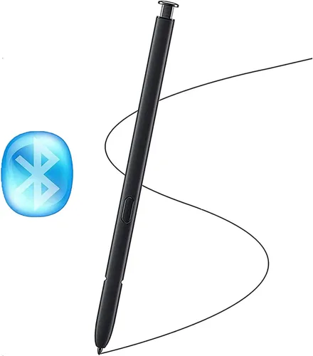 Galaxy S23 Ultra - Lápiz capacitivo con repuesto Bluetooth para Samsung Galaxy S23 Ultra 5G S Pen Stylus Pen con control remoto S23 Ultra S Pen Negro