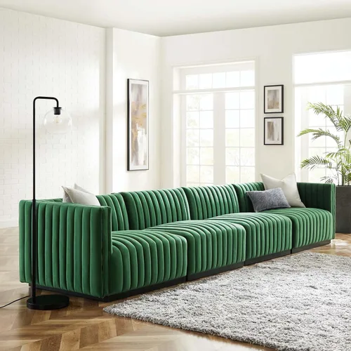 Miniatura 63 de Modway Conjure Seccional, Oro Negro
