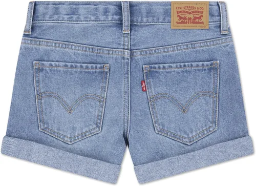 Miniatura 2 de Levi's Kids Girls Girlfriend Fit Short Shorts (Niños grandes)