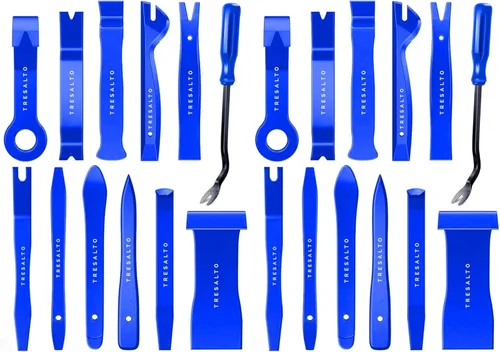 Juego de herramientas de extracción de moldura automática – 12 piezas (kit de palancas de plástico sin arañazos) – Herramientas de automóvil de