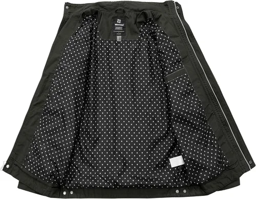 Miniatura 3 de Wantdo chaqueta cierre frontal liviana cuello parado de algodón para hombre