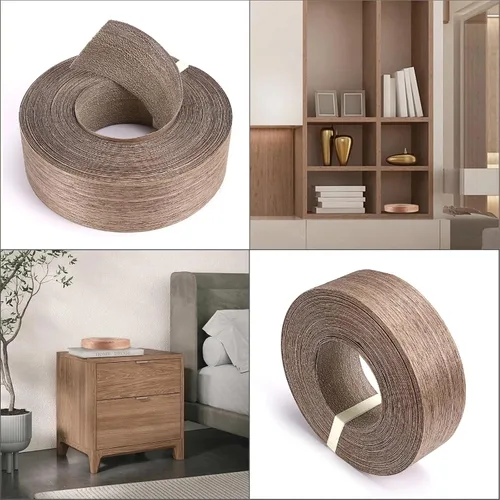 Miniatura 8 de Skelang Cinta de madera de nogal, para planchar, con adhesivo termofusible, cinta de madera flexible (2 pulgadas x 50 pies)