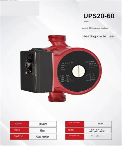 Miniatura 2 de UPS20-60 Boosting Shielded Hot Water Circulation Pump(UPS20-60(一-inch))