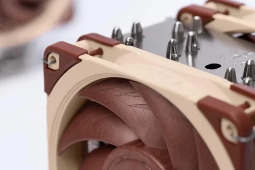 Miniatura 5 de Noctua NH-U12A, Enfriador de CPU prémium con ventiladores NF-A12x25 PWM de alto rendimiento y silenciosos (120mm, marrón)
