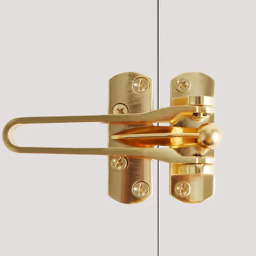 Miniatura 7 de Alise Protector de puerta de barra oscilante, cerradura de pestillo de puerta para puertas delanteras e interiores, pestillo de seguridad de puerta