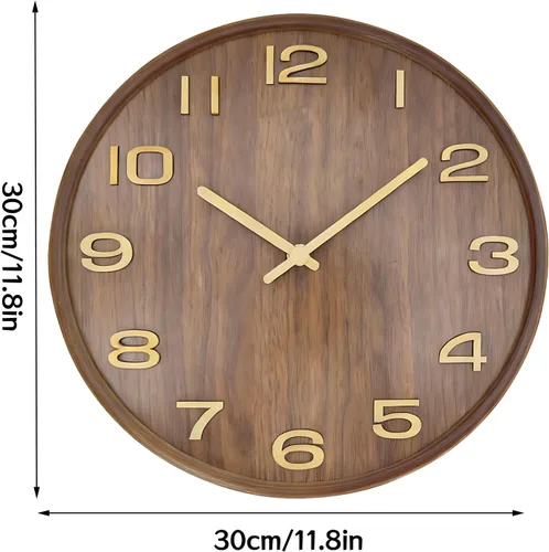 Miniatura 7 de Maxspace Modern Wall Clock,12 inch Silent Non Ticking Wall Clock,Battery Operated, Analog Wall Clock for Living Room Bedroom Kitchen Office