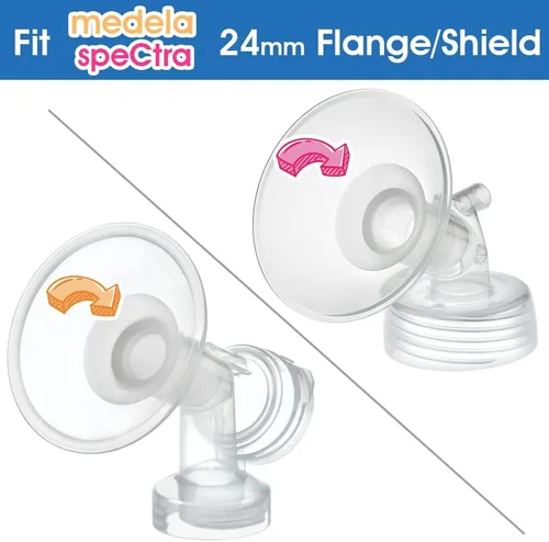 Miniatura 3 de Maymom Insertos de brida de 0.669 in para Medela, Spectra 0.945 in Shields/Flanges, Momcozy/Willow Wearable Cup. Compatible con Medela Freestyle