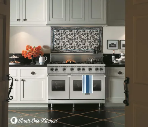 Miniatura 5 de Aunti Em's Kitchen Toallas de mano y de cocina diseñadas tejidas de 100% algodón cultivado de manera responsable, grueso y lujoso, extragrandes 50 x