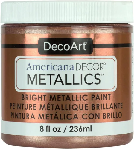 Miniatura 26 de DecoArt Americana Decor Metallics - Pintura metálica de oro de 24 quilates, paquete de 3 (8 onzas líquidas), pinturas metálicas de bricolaje