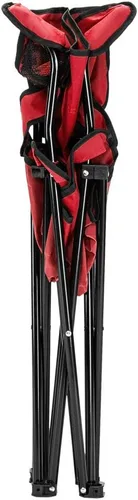 Miniatura 8 de Silla de campamento portátil, silla de campamento pequeña, silla plegable, silla de campamento de playa, silla deportiva con respaldo y soporte
