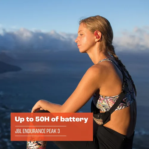 Miniatura 2 de JBL Endurance Peak 3 - Audífonos verdaderos inalámbricos resistentes al polvo y al agua (IP68), sonido JBL Pure Bass, hasta 50 horas totales