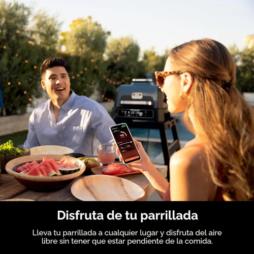 Miniatura 9 de Ninja OG951 Woodfire Pro Connect Premium XL - Parrilla y ahumador para exteriores, Bluetooth, habilitado por app, parrilla maestra 7-en-1, ahumador