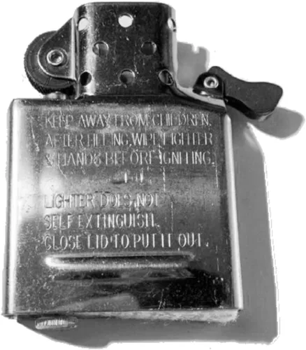 Miniatura 2 de Zippo Inside Guts Silver Chrome (sin funda exterior) Solo inserto interior – Regalo de Navidad, Halloween y Día de San Valentín