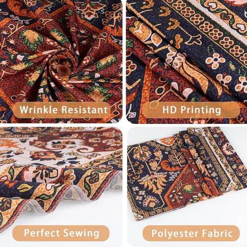 Miniatura 5 de Apdidl Tapiz de Pared Bohemio Hippie para Dormitorio Estético, Tapices de Arte Decorativo de Mandala Bohemio Indio, Colgante de Pared Vertical