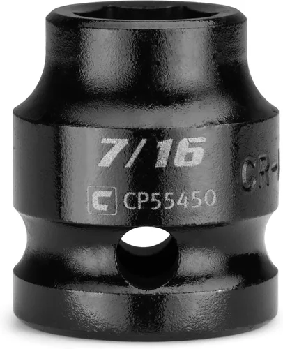 Miniatura 10 de Capri Tools Dado de impacto corto de 1 pulgada, transmisión de 1/2 pulgada, 6 puntos, SAE
