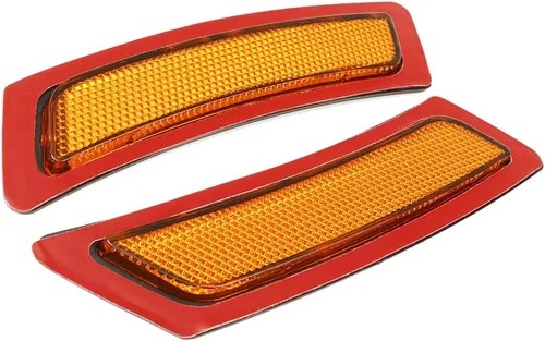 Miniatura 7 de Reflector de luces marcadoras laterales del parachoques delantero compatible con BMW F10/F11 Serie 5 528i 528ix 535i 550i 2011-2016 (lente ámbar)