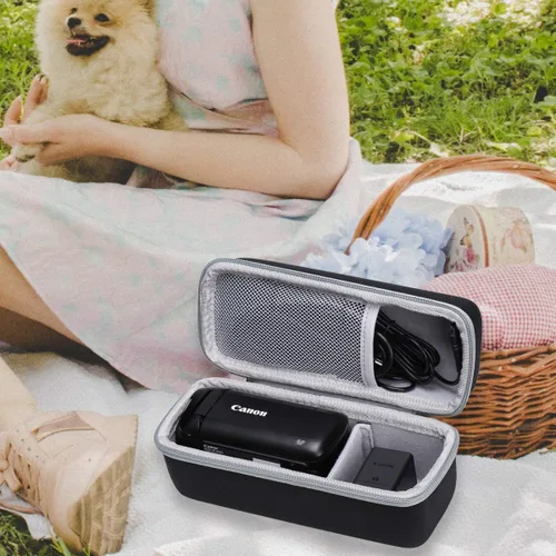 Miniatura 4 de Aproca Funda compatible con kimire/ZYDIIE/Suttie/Canon VIXIA HF R800 R700 Grabadora de cámara digital, bolsa de almacenamiento portátil