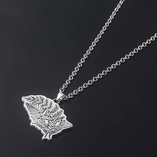 Miniatura 3 de SONGCHANGJEWELRY Vintage Silver Plated Necklace The Last of Us Pendant Necklace Cosplay - Last of Us Gifts for Men Women Fan