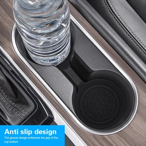 Miniatura 3 de Mandark – Portavasos para automóvil, 2.75 pulgadas, antideslizante, inserto para portavasos, tapetes para vehículos, resistente al polvo