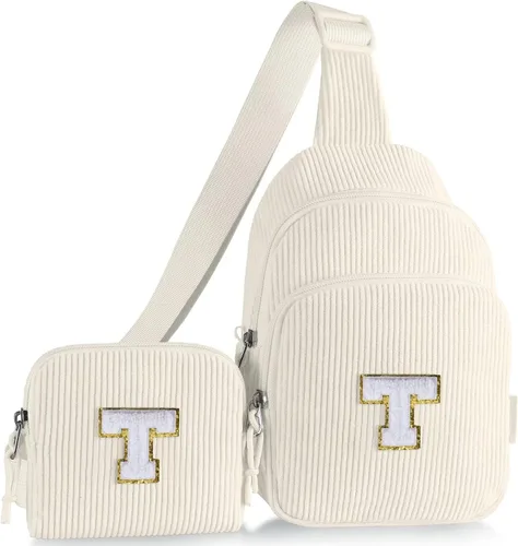 Miniatura 58 de Riñonera cruzada para niñas, Beige, Small