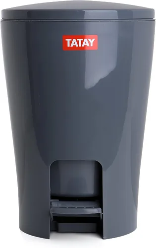 Miniatura 3 de TATAY Diábolo Diabolo - Papelera de baño, tamaño único, color gris