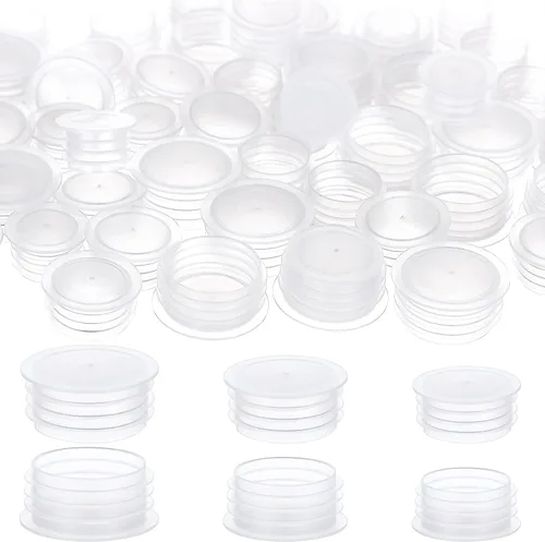 60 tapones para salero y pimentero de 3/4 pulgadas, 1/2 pulgada, 5/8 pulgadas de plástico, salero de repuesto para salero y pimienta, tapones
