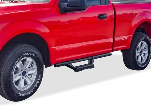 Miniatura 4 de APS Drop Steps - Estribos compatibles con Ford F-150 2015-2026 Regular Cab y F-250 / F-350 Super Duty 2017-2026 Estribos laterales de acero