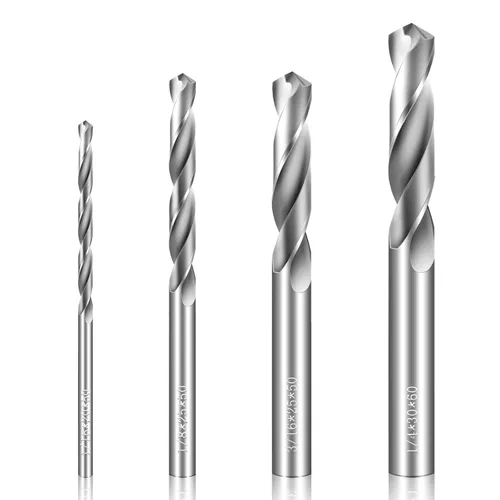 Juego de Brocas de 4 Piezas Brocas de Carburo Sólido, 1/8" 1/4" 1/16" 3/16" Brocas de Carburo de Tungsteno, Juego de Brocas de Metal para Aleación