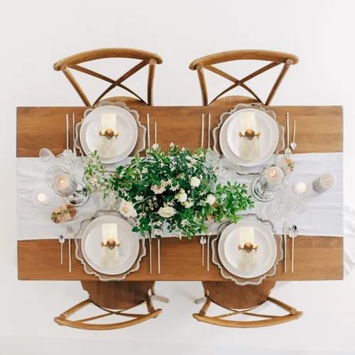 Miniatura 8 de Juego de 6 servilleteros de madera con cuentas de madera Servilleteros de madera rústica para decoración de mesa, hecho a mano, servilleta LEBEJUA