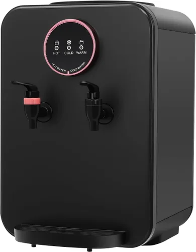 Miniatura 9 de Gdrasuya10 Dispensador de agua con protección, dispensador de enfriador de agua caliente y fría para encimera, de 3 a 5 galones, dispensador de agua