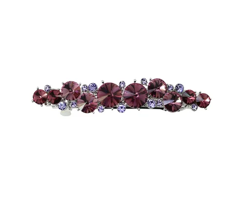 Miniatura 20 de Faship AB Premium Rhinestone Crystal Floral Pequeño Pasador De Pelo Clip