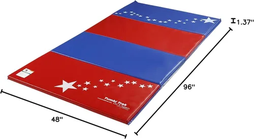 Miniatura 7 de Tumbl Trak Colchoneta plegable para gimnasia Patriotic